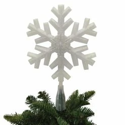 Buy 😉 12" White Lighted Snowflake Tree Topper by Ashland® 🎁 -Christmas Shop 10677119 3