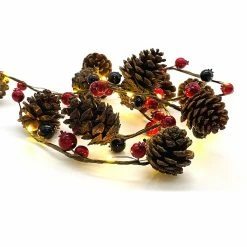 Top 10 🎉 Assorted 18ct. LED Red Berry & Pinecone Garland Crafting String Lights by Ashland® ⭐ -Christmas Shop 10677239 2