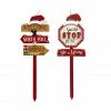 Promo 🤩 Assorted 36" Directional Santa Hat Yard Stake by Ashland® 🎁 -Christmas Shop 10677525 1