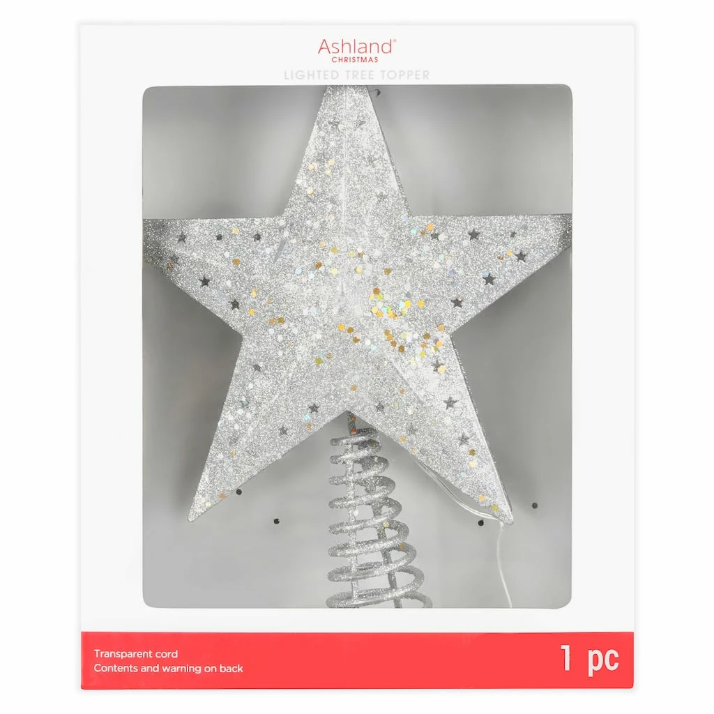 Top 10 π― 12.5" Silver Glitter Star Lighted Kaleidoscope Tree Topper by Ashland® π 3 Top 10 π― 12.5" Silver Glitter Star Lighted Kaleidoscope Tree Topper by Ashland® π