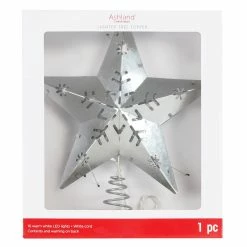 Flash Sale ❤️ 12" LED Snowflake Star Tree Topper by Ashland® 👏