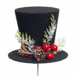 Flash Sale 💯 Black Hat Pick with Pinecone & Berries by Ashland® ✔️ -Christmas Shop 10677755 2