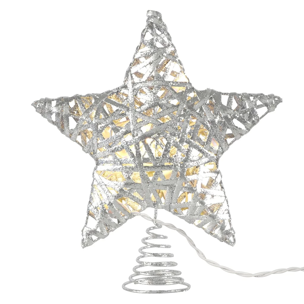 Budget π 11" Silver Grapevine Star LED Tree Topper by Ashland® π― 4 Budget π 11" Silver Grapevine Star LED Tree Topper by Ashland® π― - Image 2