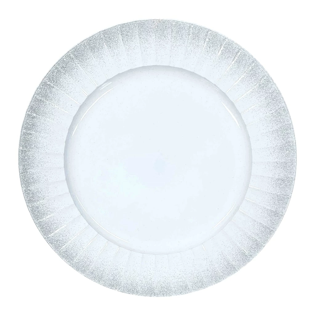 Discount π Silver Wave Charger Plate by Ashland® π― 3 Discount π Silver Wave Charger Plate by Ashland® π―