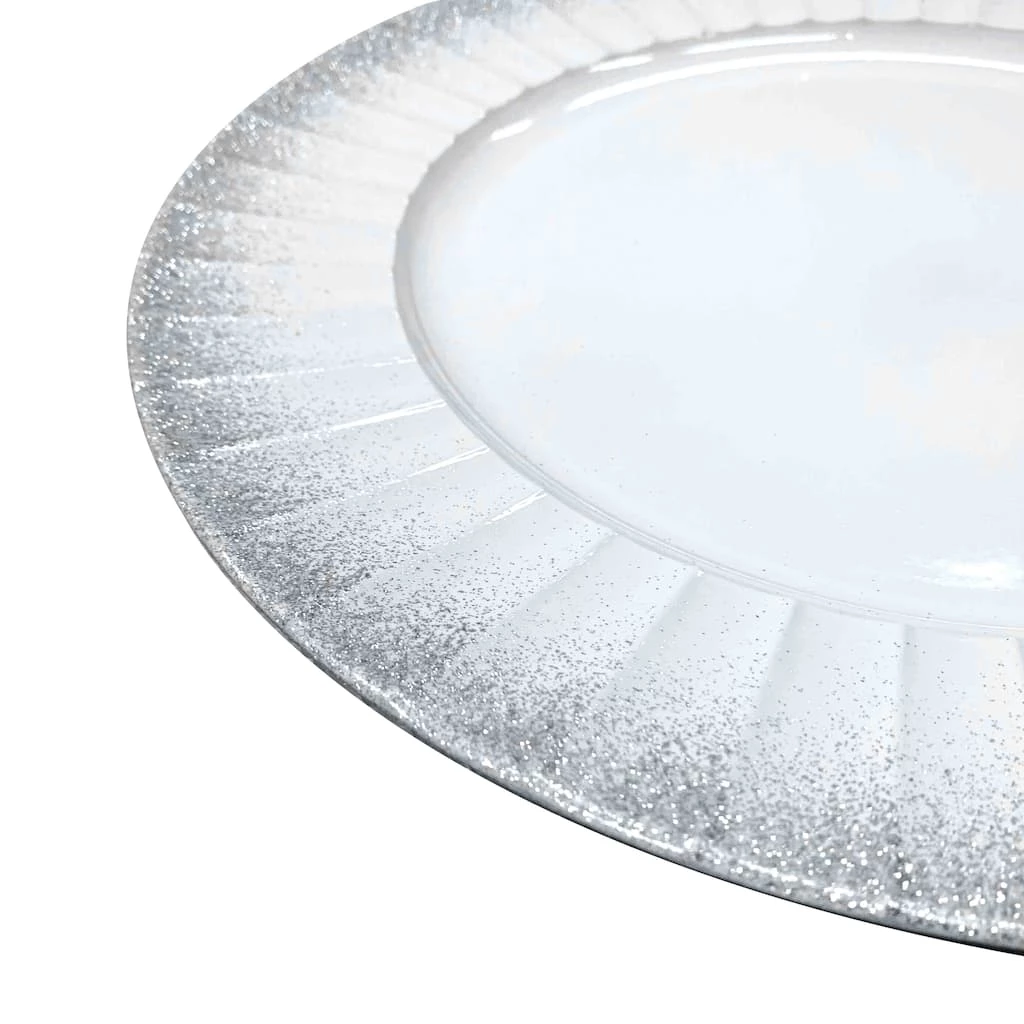 Discount π Silver Wave Charger Plate by Ashland® π― 4 Discount π Silver Wave Charger Plate by Ashland® π― - Image 2