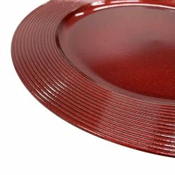 Discount 🥰 Red Glitter Beaded Charger Plate by Ashland® 👍 -Christmas Shop 10677977 2