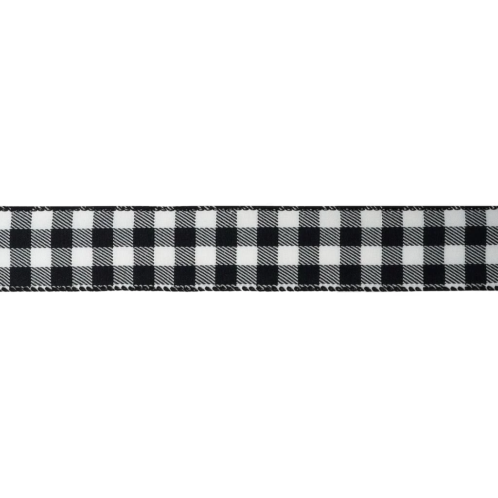 Buy π₯° 1.5" x 30ft. Wired Check Ribbon by Celebrate It® π Christmas π₯ 5 Buy π₯° 1.5" x 30ft. Wired Check Ribbon by Celebrate It® π Christmas π₯ - Image 3