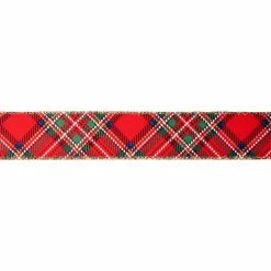 Discount ⌛ 1.5" x 30ft. Taffeta Wired Tartan Ribbon by Celebrate It® 🎅 Christmas 🌟 -Christmas Shop 10695982 3