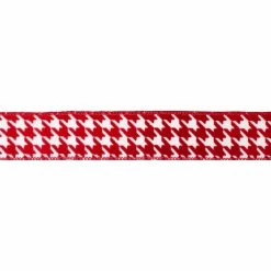 Deals ⭐ 1.5" x 25ft. Taffeta Wired Houndstooth Ribbon by Celebrate It® 🎄 Christmas 🌟 -Christmas Shop 10695993 3