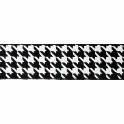 Coupon 💯 2.5" x 20ft. Taffeta Wired Houndstooth Ribbon by Celebrate It® 🎅 Christmas ⌛ -Christmas Shop 10696004 3