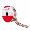 Top 10 🧨 7/8" x 24ft. Plaid Ribbon by Celebrate It® 🎅 Christmas 🔥 -Christmas Shop 10696007 1
