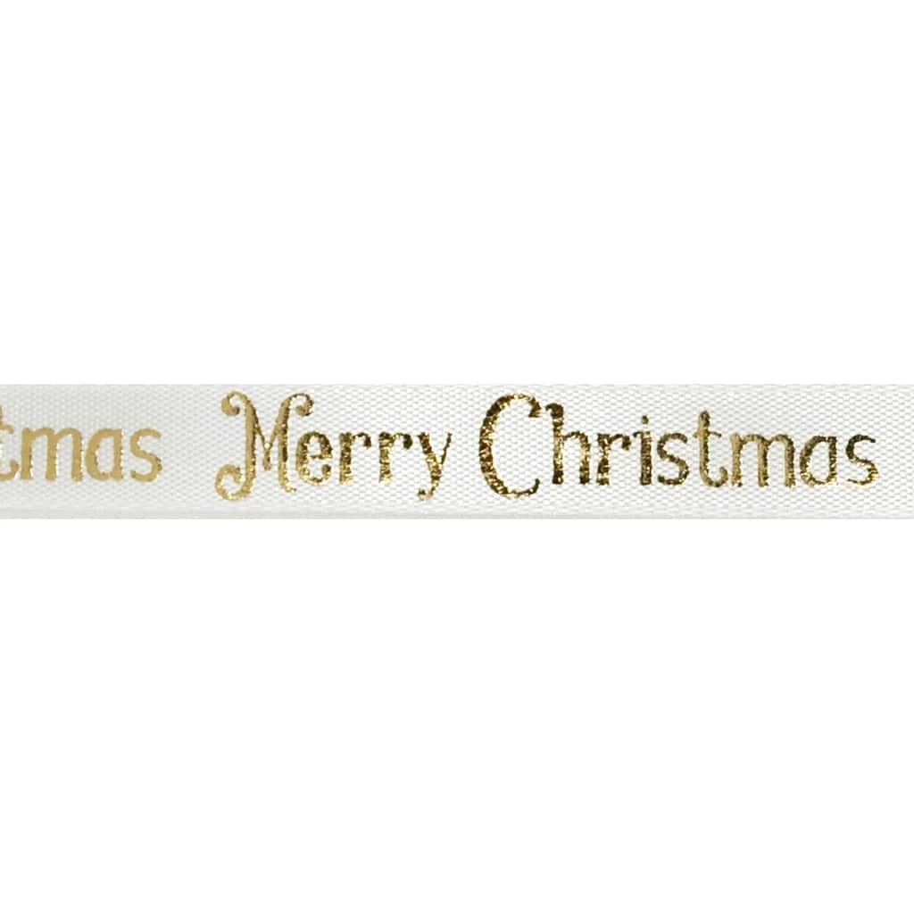 Brand new π 3/8" x 4yd. Foil Merry π Christmas Ribbon by Celebrate It® π Christmas π₯° 5 Brand new π 3/8" x 4yd. Foil Merry π Christmas Ribbon by Celebrate It® π Christmas π₯° - Image 3