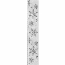 Best deal 🔔 3/8" x 4yd. Snowflake Ribbon by Celebrate It® 🎄 Christmas ✔️ -Christmas Shop 10696048 3