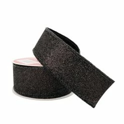 Best Pirce ⌛ 1.5" x 25ft. Glitter Taffeta Wired Ribbon by Celebrate It® 🎄 Christmas ❤️ -Christmas Shop 10696059 2