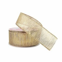 Best Pirce π 1.5" x 10yd. Wired Sheer Metallic Ribbon by Celebrate It® π Christmas π 6 Best Pirce π 1.5" x 10yd. Wired Sheer Metallic Ribbon by Celebrate It® π Christmas π -Christmas Shop 10696073 2