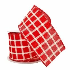 Coupon π 2.5" x 20ft. Wired Check Ribbon by Celebrate It® π Christmas π 6 Coupon π 2.5" x 20ft. Wired Check Ribbon by Celebrate It® π Christmas π -Christmas Shop 10696084 2