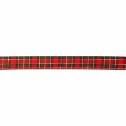 Budget 🔔 7/8" x 24ft. Plaid Ribbon by Celebrate It® 🎁 Christmas 🌟 -Christmas Shop 10696088 3