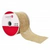Best Pirce 🛒 2.5" x 18ft. Metallic Jute Wired Ribbon by Celebrate It™ 🔔 Christmas ✨ -Christmas Shop 10696103 1