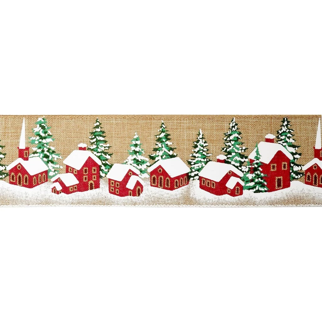 Cheapest π 2.5" x 20ft. Faux Linen Wired Cottage Ribbon by Celebrate It™ π Christmas β¨ 5 Cheapest π 2.5" x 20ft. Faux Linen Wired Cottage Ribbon by Celebrate It™ π Christmas β¨ - Image 3