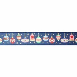 Top 10 🤩 1.5" x 30ft. Faux Linen Wired Ornaments Ribbon by Celebrate It™ 🔔 Christmas 😀 -Christmas Shop 10696185 3