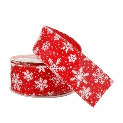 Cheap β¨ 1.5" x 30ft. Taffeta Wired Snowflakes Ribbon by Celebrate It™ π Christmas β 6 Cheap β¨ 1.5" x 30ft. Taffeta Wired Snowflakes Ribbon by Celebrate It™ π Christmas β -Christmas Shop 10696194 2