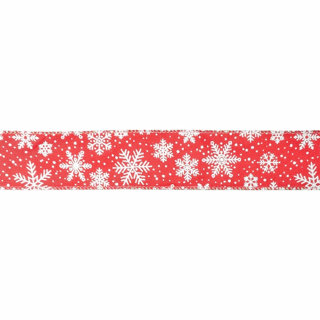 Cheap β¨ 1.5" x 30ft. Taffeta Wired Snowflakes Ribbon by Celebrate It™ π Christmas β 5 Cheap β¨ 1.5" x 30ft. Taffeta Wired Snowflakes Ribbon by Celebrate It™ π Christmas β - Image 3