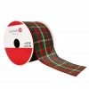 Best reviews of 🛒 2.5" x 20ft. Metallic Wired Plaid Ribbon by Celebrate It™ 🎄 Christmas ⌛ -Christmas Shop 10696202 1
