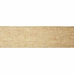 Deals ⭐ 2.5" x 20ft. Metallic Faux Linen Wired Ribbon by Celebrate It™ 🎄 Christmas 👍 -Christmas Shop 10696206 3