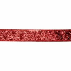 Cheap ⭐ 1.5" x 30ft. Taffeta Wired Chunky Glitter Ribbon by Celebrate It™ 🔔 Christmas 😍 -Christmas Shop 10696249 3