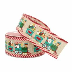 Top 10 β 1.5" x 30ft. Faux Linen Wired Santa Train Ribbon by Celebrate It™ π Christmas π 6 Top 10 β 1.5" x 30ft. Faux Linen Wired Santa Train Ribbon by Celebrate It™ π Christmas π -Christmas Shop 10696264 2