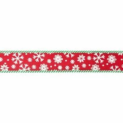 Wholesale π 1.5" x 30ft. Faux Linen Wired Snowflakes Ribbon by Celebrate It™ π Christmas π₯° 7 Wholesale π 1.5" x 30ft. Faux Linen Wired Snowflakes Ribbon by Celebrate It™ π Christmas π₯° -Christmas Shop 10696267 3