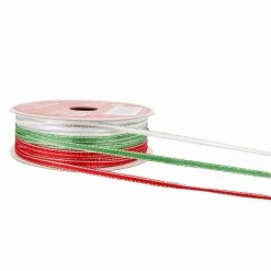 Budget π 1/8" x 108ft. Satin Metallic Edge Tri-Ribbon by Celebrate It™ π Christmas β€οΈ 6 Budget π 1/8" x 108ft. Satin Metallic Edge Tri-Ribbon by Celebrate It™ π Christmas β€οΈ -Christmas Shop 10696283 2