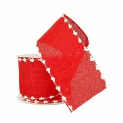 Best deal π 2.5" x 20ft. Faux Linen & Pom Pom Edge Wired Ribbon by Celebrate It™ π Christmas β 6 Best deal π 2.5" x 20ft. Faux Linen & Pom Pom Edge Wired Ribbon by Celebrate It™ π Christmas β -Christmas Shop 10696289 2