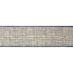 Top 10 ✨ 2.5" x 20ft. Faux Linen Wired Ribbon by Celebrate It™ 🎅 Christmas 👏 -Christmas Shop 10696290 3