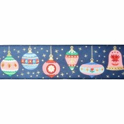 Wholesale π₯° 2.5" x 20ft. Faux Linen Wired Ornaments Ribbon by Celebrate It™ π Christmas β 7 Wholesale π₯° 2.5" x 20ft. Faux Linen Wired Ornaments Ribbon by Celebrate It™ π Christmas β -Christmas Shop 10696292 3