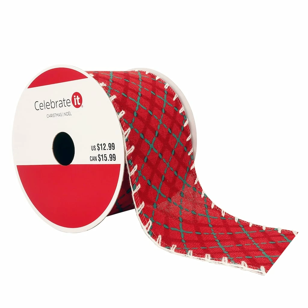 Brand new π 2.5" x 20ft. Faux Linen Wired Windowpane Ribbon by Celebrate It™ π
Christmas π 3 Brand new π 2.5" x 20ft. Faux Linen Wired Windowpane Ribbon by Celebrate It™ π
Christmas π