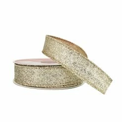 Discount π€© 7/8" x 24ft. Sheer Wired Glitter Ribbon by Celebrate It® π Christmas π― 6 Discount π€© 7/8" x 24ft. Sheer Wired Glitter Ribbon by Celebrate It® π Christmas π― -Christmas Shop 10696318 2