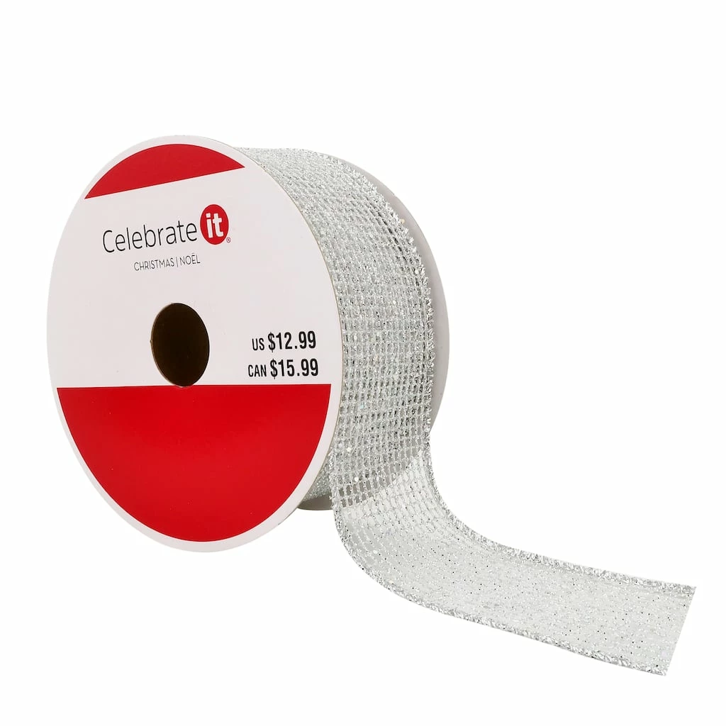 Budget π 1.5" x 30ft. Wired Mesh Ribbon by Celebrate It® β Christmas π€© 3 Budget π 1.5" x 30ft. Wired Mesh Ribbon by Celebrate It® β Christmas π€©