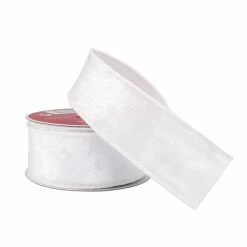 Top 10 👍 1.5" x 25ft. Velvet Wired Ribbon by Celebrate It® 🎅 Christmas 😀 -Christmas Shop 10696325 2