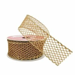 Outlet 🥰 1.5" x 25ft. Wired Mesh Ribbon by Celebrate It® 🎄 Christmas 🔔 -Christmas Shop 10696333 2