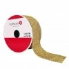 Cheapest 👍 1.5" x 30ft. Sheer Metallic Wired Glitter Ribbon by Celebrate It® 🎄 Christmas 👍 -Christmas Shop 10696337 1