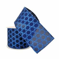 Promo 🧨 2.5" x 20ft. Taffeta Wired Star Ribbon by Celebrate It® 🎅 Christmas 🛒 -Christmas Shop 10696348 2