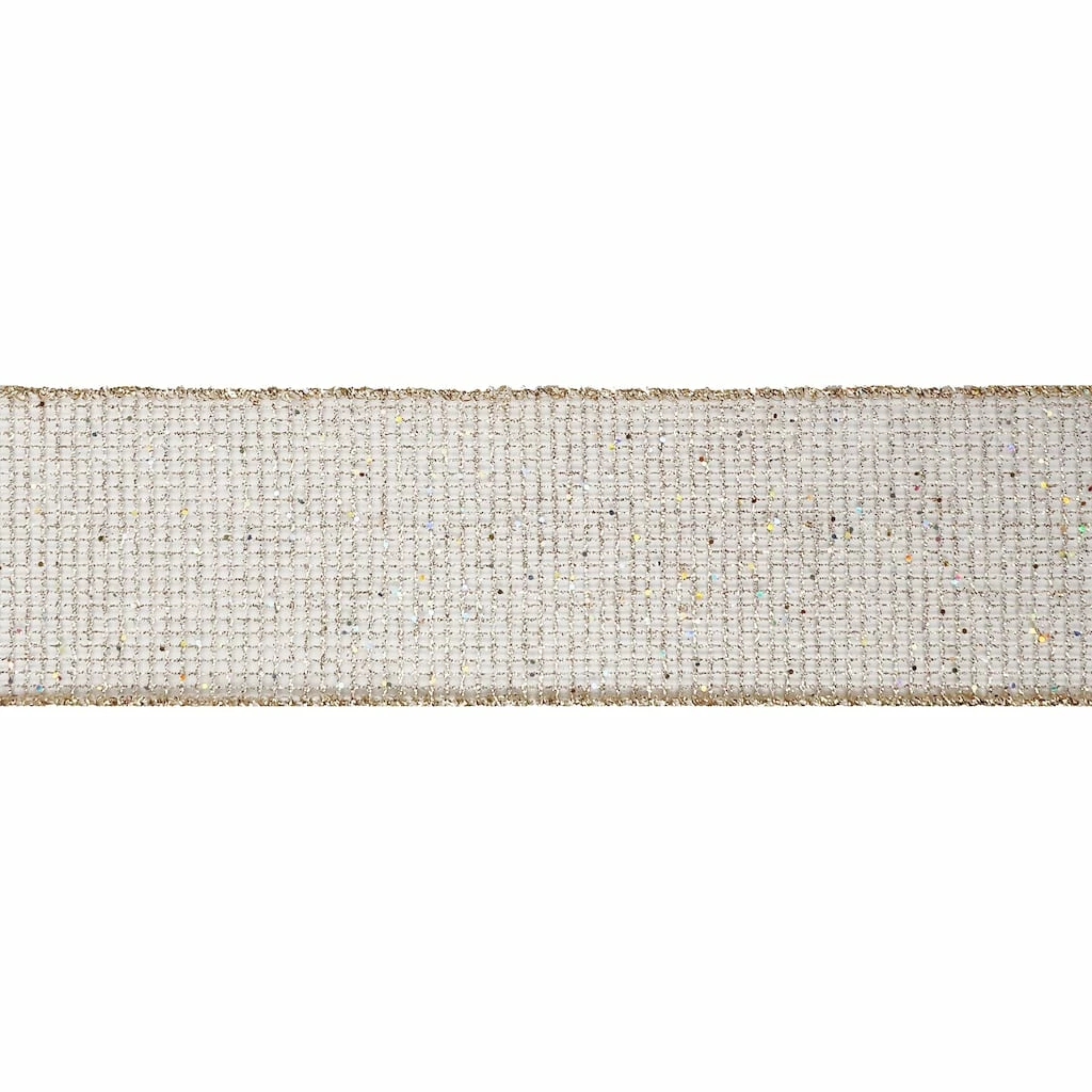 Brand new π 2.5" x 20ft. Net Wired Glitter Ribbon by Celebrate It® π Christmas β 5 Brand new π 2.5" x 20ft. Net Wired Glitter Ribbon by Celebrate It® π Christmas β - Image 3