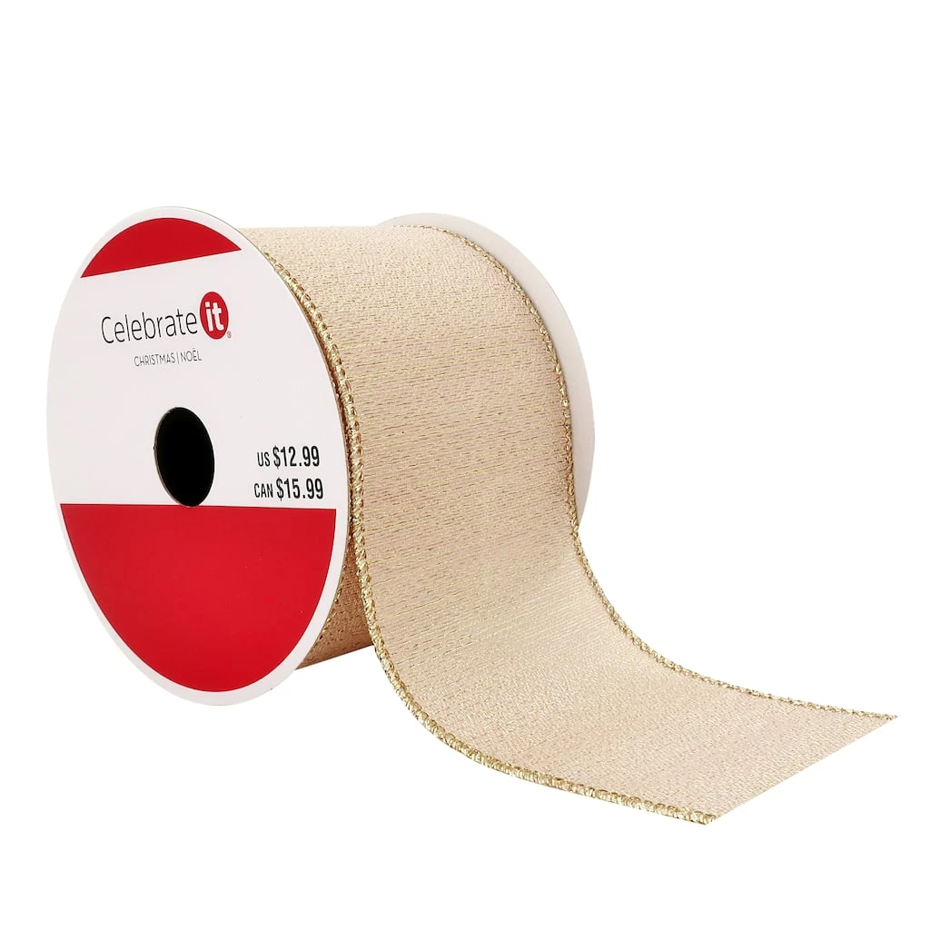 Coupon β 2.5" x 20ft. Metallic Wired Ribbon by Celebrate It® π Christmas π₯° 3 Coupon β 2.5" x 20ft. Metallic Wired Ribbon by Celebrate It® π Christmas π₯°