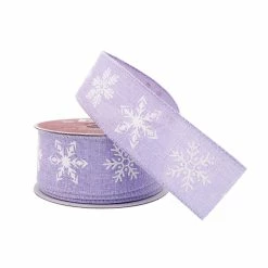 Discount β¨ 1.5" x 30ft. Faux Linen Wired Snowflake Ribbon by Celebrate It® π Christmas π₯° 6 Discount β¨ 1.5" x 30ft. Faux Linen Wired Snowflake Ribbon by Celebrate It® π Christmas π₯° -Christmas Shop 10696409 2