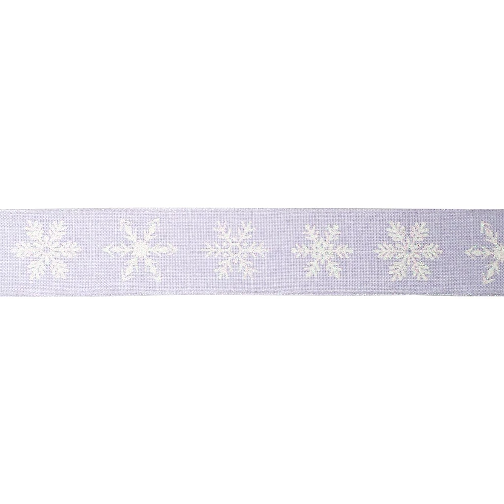 Discount β¨ 1.5" x 30ft. Faux Linen Wired Snowflake Ribbon by Celebrate It® π Christmas π₯° 5 Discount β¨ 1.5" x 30ft. Faux Linen Wired Snowflake Ribbon by Celebrate It® π Christmas π₯° - Image 3
