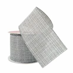 Best Pirce π 2.5" x 20ft. Faux Linen Glitter Wired Ribbon by Celebrate It® π Christmas π 6 Best Pirce π 2.5" x 20ft. Faux Linen Glitter Wired Ribbon by Celebrate It® π Christmas π -Christmas Shop 10696421 2