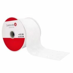Budget 🎁 2.5" x 20ft. Velvet Wired Solid Ribbon by Celebrate It® ❄ Christmas 🧨