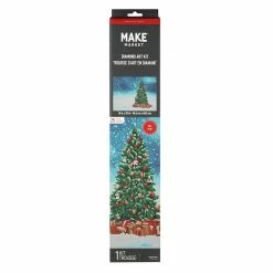 Budget 😍 Christmas Tree Diamond Art Kit by Make Market® 😀