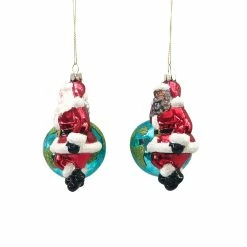 Hot Sale β¨ Assorted 4" Glass Santa & World Ornament by Ashland® π Christmas π 7 Hot Sale β¨ Assorted 4" Glass Santa & World Ornament by Ashland® π Christmas π -Christmas Shop 10697664 3